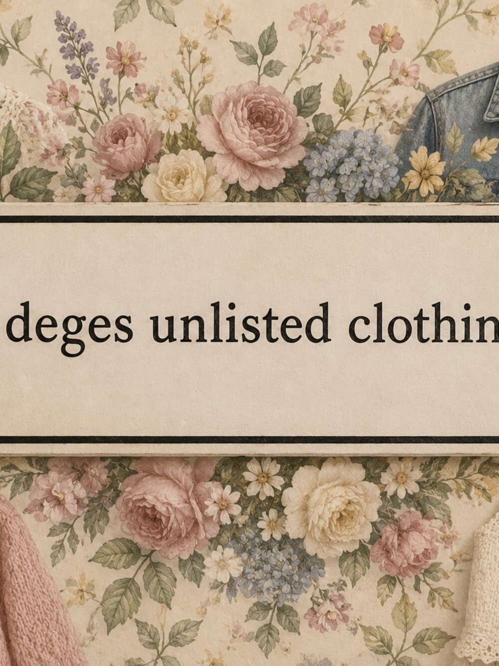 unlisted womens clothing